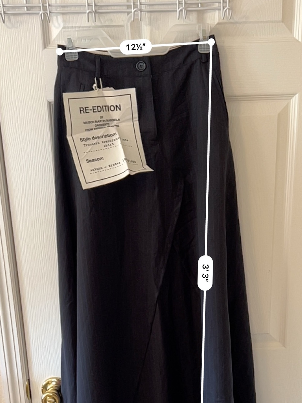 Maison Martin Margiela X H&M 2012 Archive Re-Edition Trousers Transformed Skirt - Picture 10 of 11